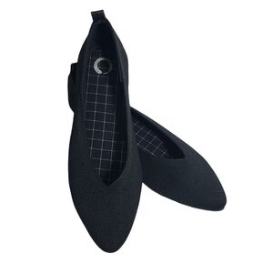 Journee Collection Veata Black Ballet Flat Sz 10